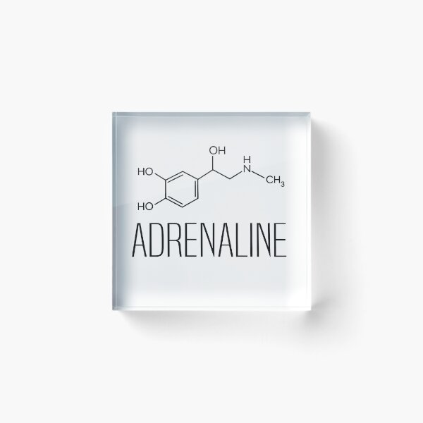 Item preview, Adrenaline Molecule Structure – Chemical Design for Science & Medicine Fans designed and sold by Mavriboy.