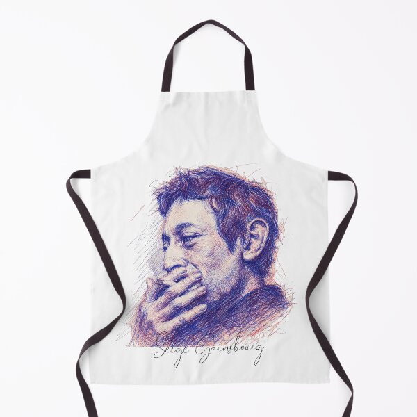 Item preview, Serge Gainsbourg Ballpoint Portrait Art designed and sold by DowntownNoWave.