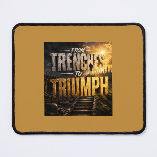 Item preview, FROM TRENCHES TO TRIUMPH Every Nigerians success story T-shirt  designed and sold by WaveDesignsNG.