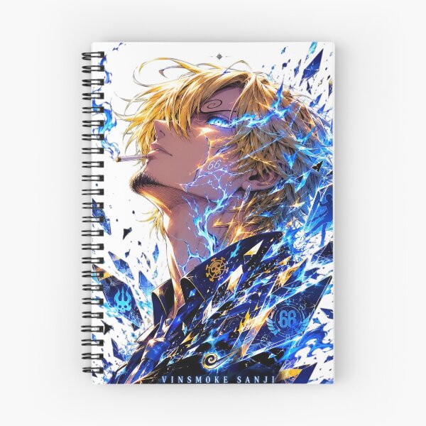 Item preview, Sanji | Blue Flame Gentleman | Electric Kick Master Anime-Inspired Fantasy Art designed and sold by Dyan4.