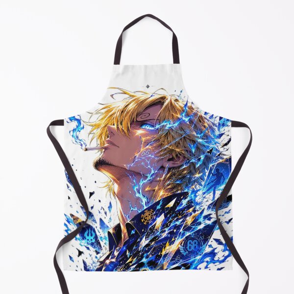 Item preview, Sanji | Blue Flame Gentleman | Electric Kick Master Anime-Inspired Fantasy Art designed and sold by Dyan4.