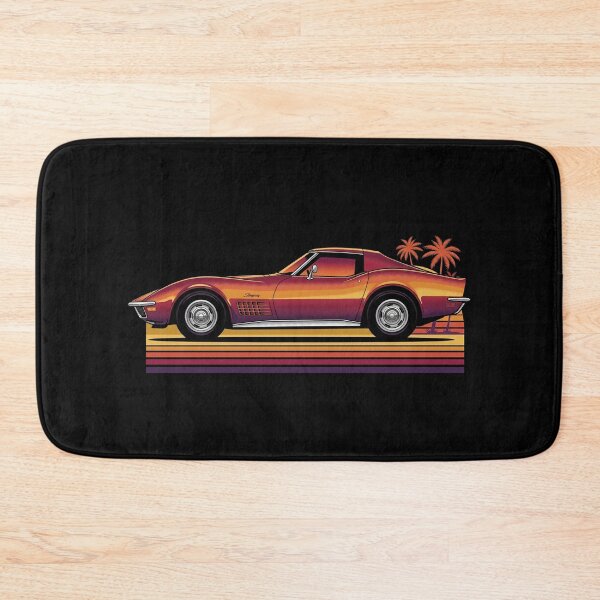 Item preview, C3 Stingray Retro Sunset Side Profile Classic Muscle Car designed and sold by Off-Road-Zone.