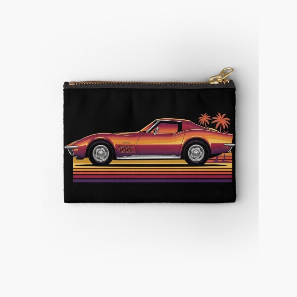 Item preview, C3 Stingray Retro Sunset Side Profile Classic Muscle Car designed and sold by Off-Road-Zone.