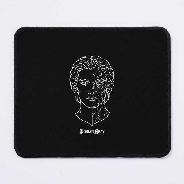 Item preview, Dorian Gray Split Face Aging Portrait Oscar Wilde Art designed and sold by Fenay Designs.