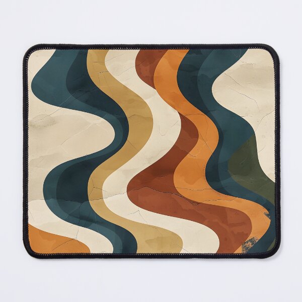 Item preview, Retro Wave Abstract Art | Mid Century Modern Organic Shapes designed and sold by GrinGalore.