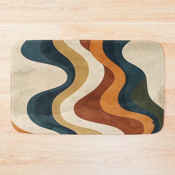 Item preview, Retro Wave Abstract Art | Mid Century Modern Organic Shapes designed and sold by GrinGalore.