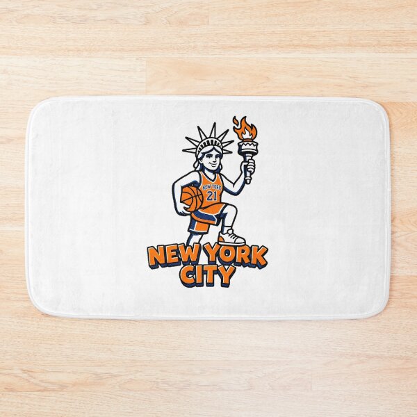 Item preview, New York City Basketball Statue of Liberty Mascot  Funny NYC Sports Fan designed and sold by SkTee2k.