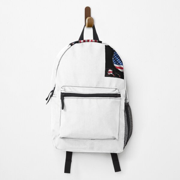 Item preview, Home of the Brave – USA Map & Flag (Horizontal Edition) designed and sold by MalinStyle.