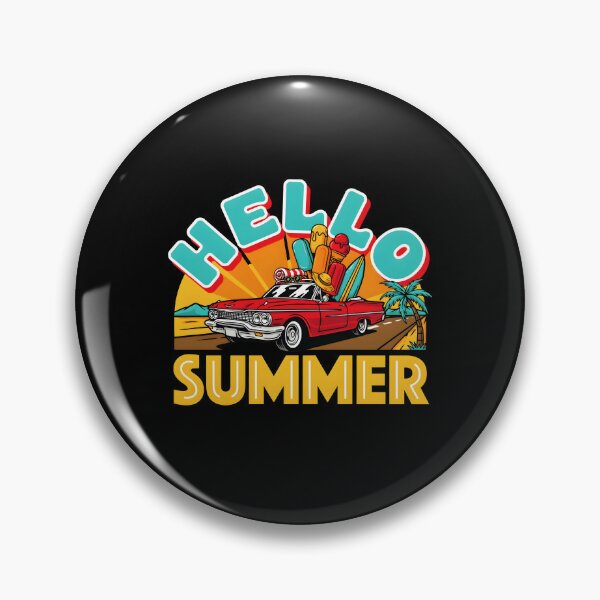 Item preview, Hello Summer Vacation Ice Cream Popsicle Fun Holiday for Ice Cream Lovers designed and sold by Redgiant87x.