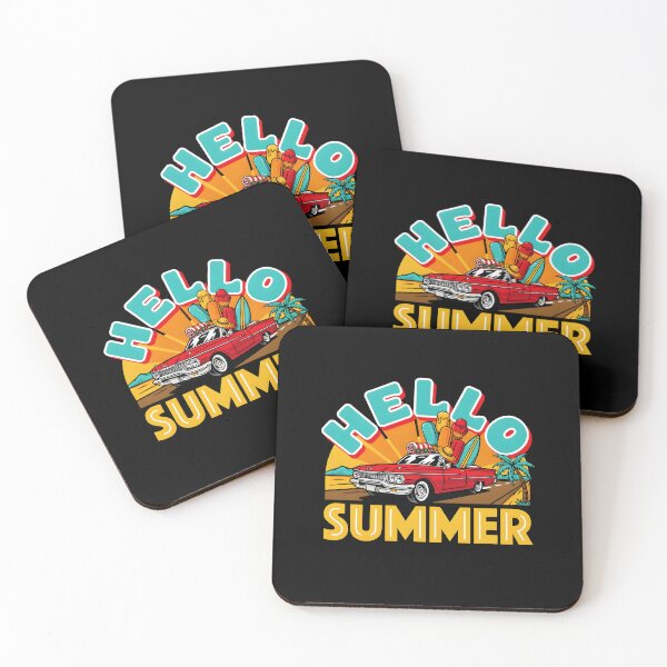 Item preview, Hello Summer Vacation Ice Cream Popsicle Fun Holiday for Ice Cream Lovers designed and sold by Redgiant87x.