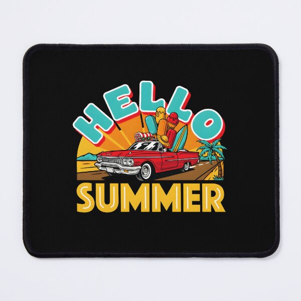 Item preview, Hello Summer Vacation Ice Cream Popsicle Fun Holiday for Ice Cream Lovers designed and sold by Redgiant87x.