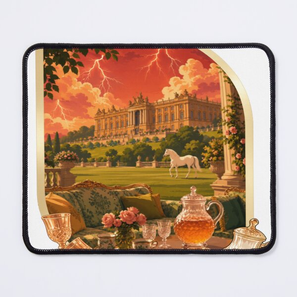 Item preview, Storm Estate Vintage Landscape Art | Luxury Mansion Thunderstorm Aesthetic Design designed and sold by RAYapparel.