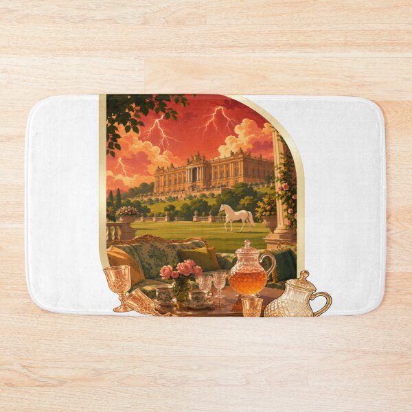 Item preview, Storm Estate Vintage Landscape Art | Luxury Mansion Thunderstorm Aesthetic Design designed and sold by RAYapparel.
