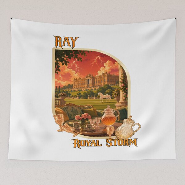Item preview, Storm Estate Vintage Landscape Art | Luxury Mansion Thunderstorm Aesthetic Design designed and sold by RAYapparel.