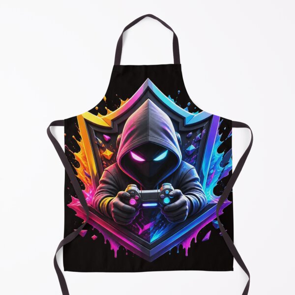 Item preview,  Neon Cyber Hooded Gamer Logo designed and sold by AgnesB77.