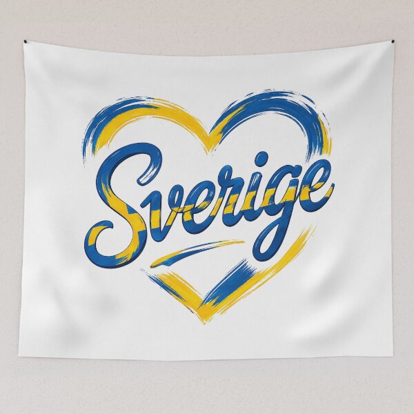 Item preview, Sverige Hjärta designed and sold by diamdesign.