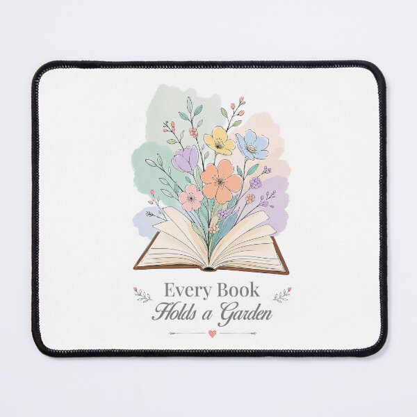 Item preview, Every Book Holds a Garden designed and sold by AliceAndCats.