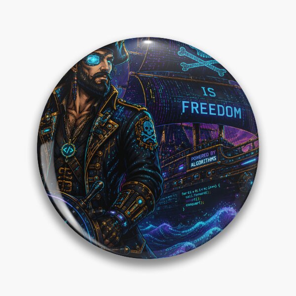 Item preview, Cyber Pirate Captain designed and sold by PenchalaPrabhas.
