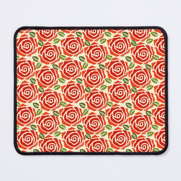 Item preview, Red Rose Floral Pattern Retro Botanical Valentine Romantic designed and sold by Zaya_art.
