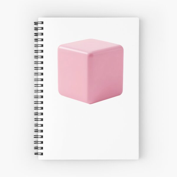 Item preview, Photorealistic Pink Shiny Cube – Glossy Geometric Object Cutout designed and sold by EmeraldeaArt.