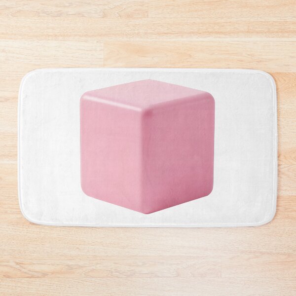 Item preview, Photorealistic Pink Shiny Cube – Glossy Geometric Object Cutout designed and sold by EmeraldeaArt.