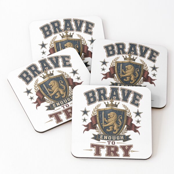 Item preview, Brave Enough to Try | Inspirational Courage & Growth Mindset Shirt designed and sold by rushaib.