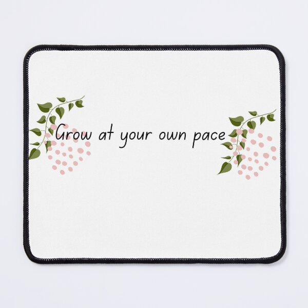 Item preview, Grow at Your Own Pace Aesthetic Boho Leaves designed and sold by MyArtDream.