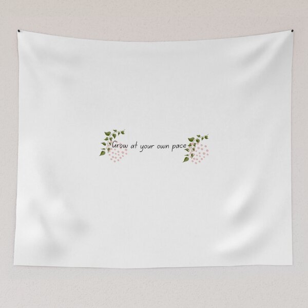 Item preview, Grow at Your Own Pace Aesthetic Boho Leaves designed and sold by MyArtDream.