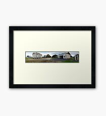 Waiting for a Train Framed Print