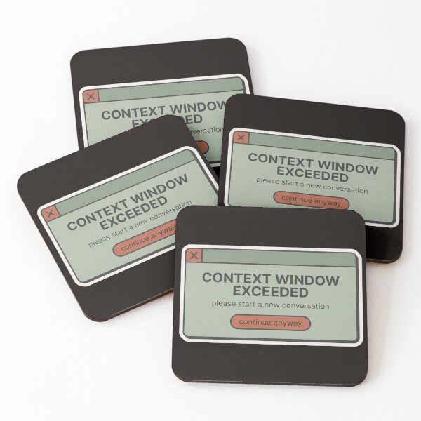 Item preview, Context Window Exceeded Funny AI Programmer designed and sold by Whimwick.