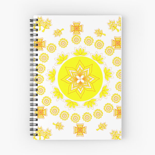 Item preview, Golden Floral Mandala Ornament with Decorative Geometric Elements designed and sold by Ei-Ei.