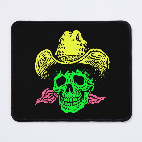 Item preview, Neon Cowboy Skull Western Outlaw designed and sold by trajeado14.