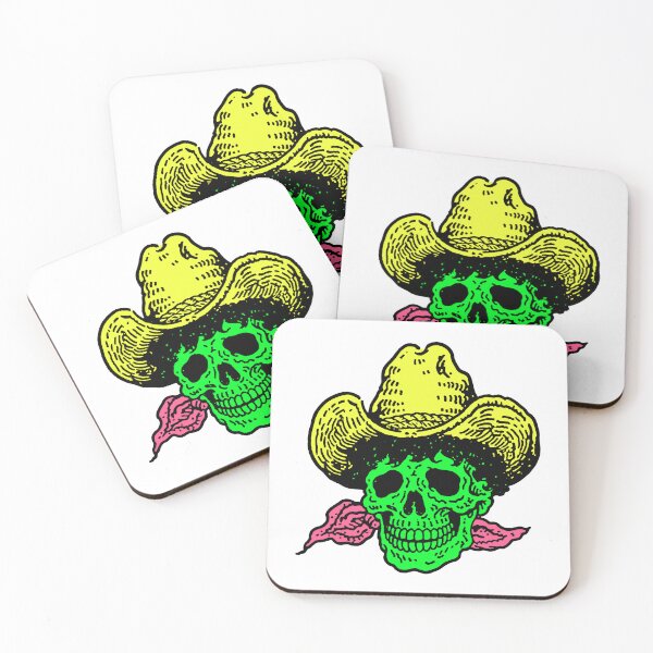 Item preview, Neon Cowboy Skull Western Outlaw designed and sold by trajeado14.