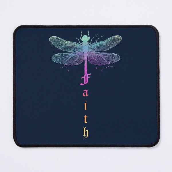 Item preview, Inspirational Dragonfly Faith Typography Graphic Art designed and sold by tamdevo1.