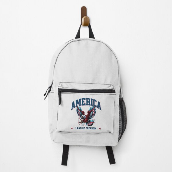 Item preview, America Land of Freedom 4th of July Patriotic Eagle Design designed and sold by PrintandJoy.