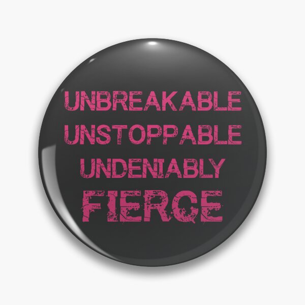 Item preview, Undeniably Fierce - Text Only Version designed and sold by TheThankfulTyne.