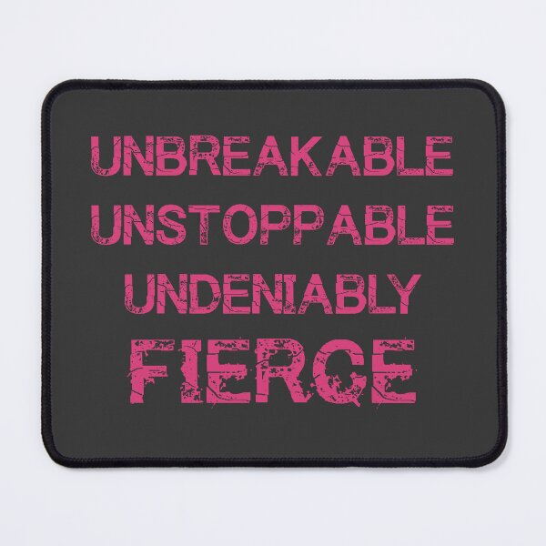Item preview, Undeniably Fierce - Text Only Version designed and sold by TheThankfulTyne.