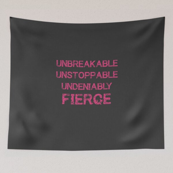 Item preview, Undeniably Fierce - Text Only Version designed and sold by TheThankfulTyne.