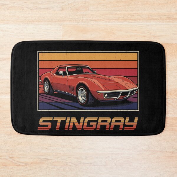 Item preview, C3 Stingray Vintage Retro Sunset Distressed Muscle Car designed and sold by Off-Road-Zone.