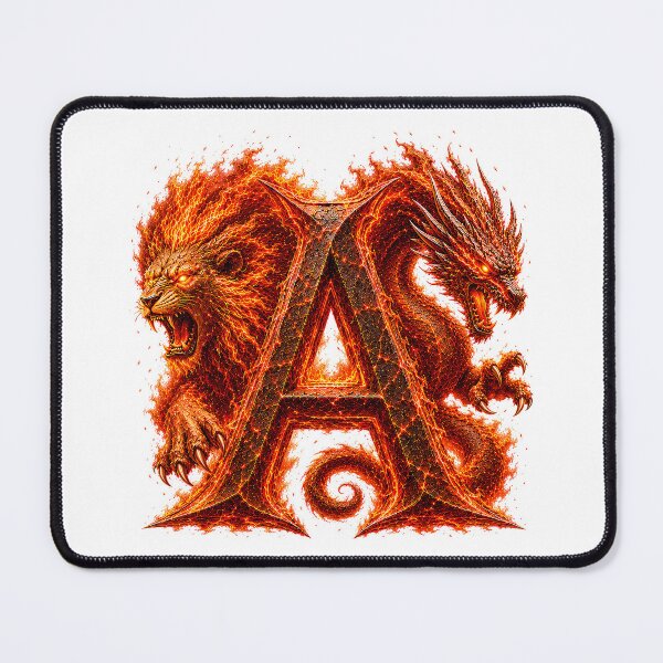 Item preview, Emberborn Zodiac Letter A designed and sold by BlissBlvdShop.