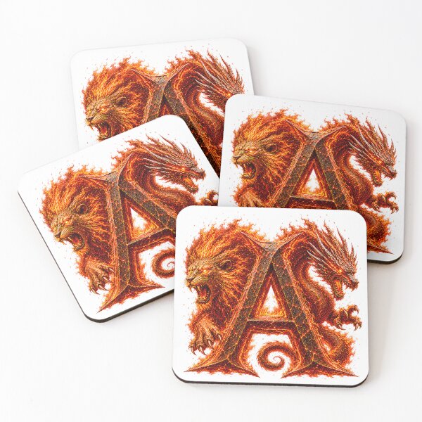 Item preview, Emberborn Zodiac Letter A designed and sold by BlissBlvdShop.
