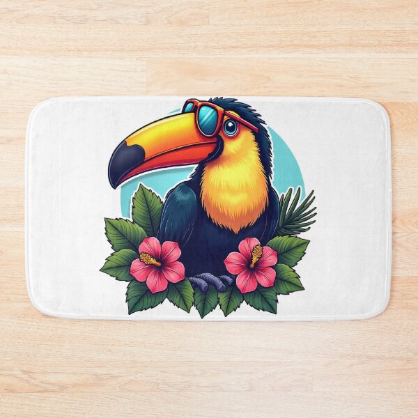 Item preview, Cool Toucan with Sunglasses Tropical Summer Vibes designed and sold by Luna-Flow.