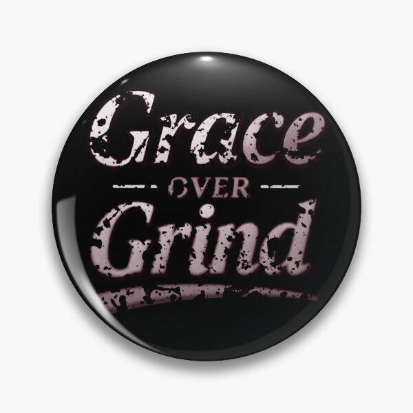 Item preview, Grace Over Grind Distressed Streetwear Typography designed and sold by TrinovaCreates.