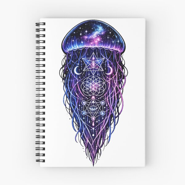 Item preview, Cosmic Jellyfish Oracle designed and sold by KlyvoraPrints.