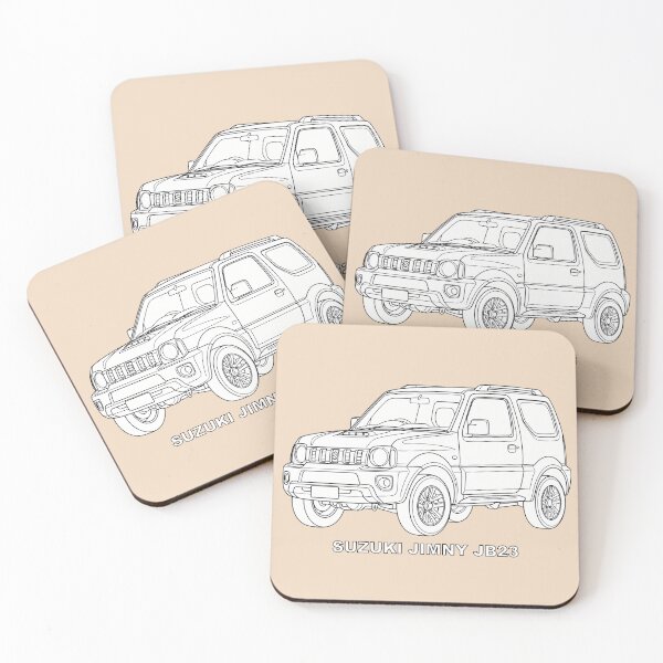 Item preview, Suzuki Jimny 4x4 Illustration designed and sold by the-cc.