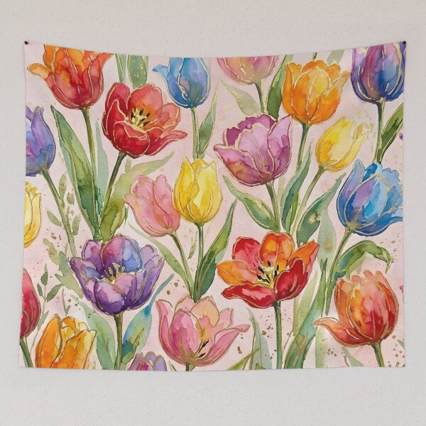 Item preview, Colorful Tulips Flowers designed and sold by GraphicsClub.