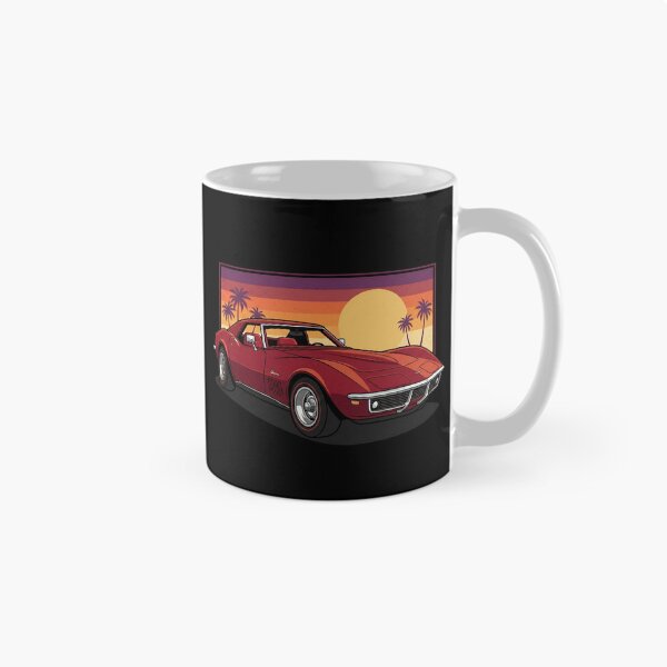 Item preview, C3 Stingray Retro Sunset Red Coupe Classic Muscle Car designed and sold by Off-Road-Zone.