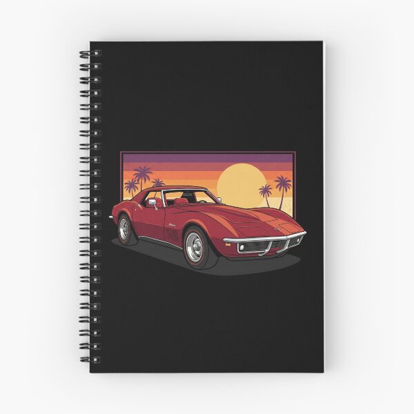 Item preview, C3 Stingray Retro Sunset Red Coupe Classic Muscle Car designed and sold by Off-Road-Zone.