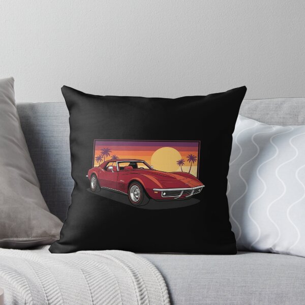 Item preview, C3 Stingray Retro Sunset Red Coupe Classic Muscle Car designed and sold by Off-Road-Zone.