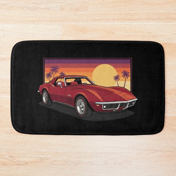 Item preview, C3 Stingray Retro Sunset Red Coupe Classic Muscle Car designed and sold by Off-Road-Zone.